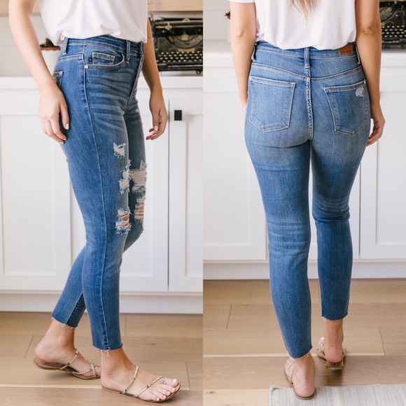 Judy Blue High-Rise Button Fly Jeans - Picture 6 of 10